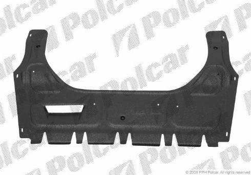 Polcar 6730346Q - Ізоляція моторного відділення autozip.com.ua