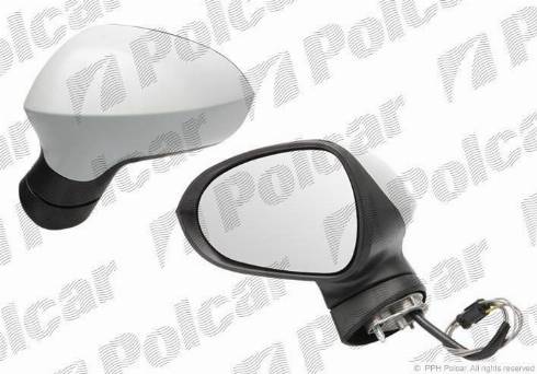 Polcar 6732512M - Зовнішнє дзеркало autozip.com.ua