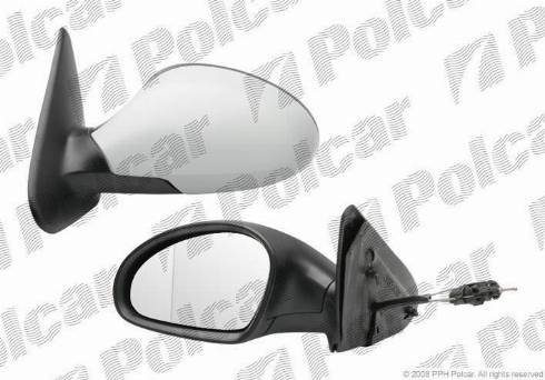 Polcar 6722522M - Зовнішнє дзеркало autozip.com.ua