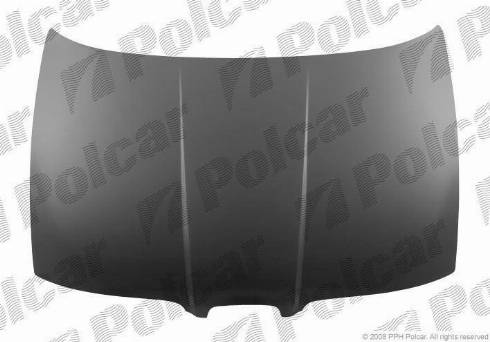 Polcar 672203 - Капот двигуна autozip.com.ua