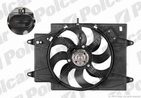 Polcar 140423W6 - Вентилятор, охолодження двигуна autozip.com.ua