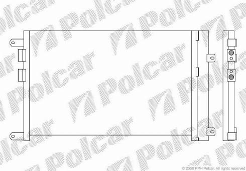 Polcar 1408K82X - Конденсатор, кондиціонер autozip.com.ua