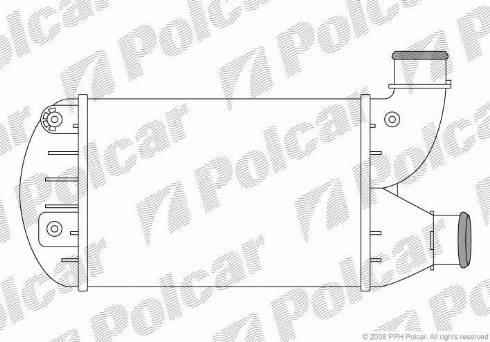 Polcar 1405J81X - Интеркулер autozip.com.ua