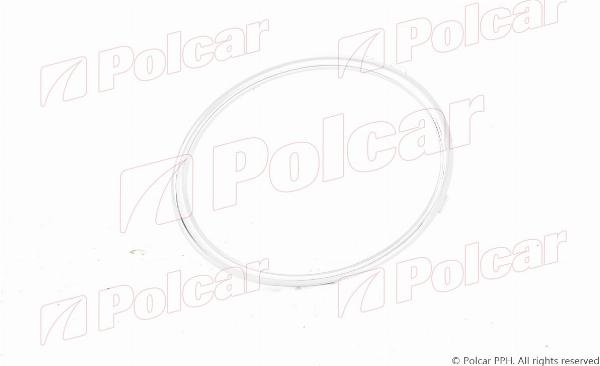 Polcar 135529-5 - Рама, протитуманні фари autozip.com.ua