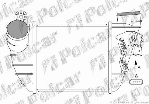 Polcar 1350J82X - Интеркулер autozip.com.ua