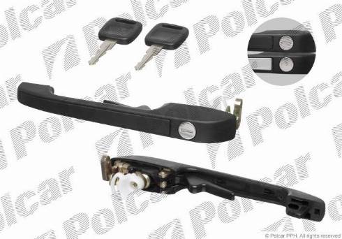 Polcar 1303Z-41 - Ручка двері autozip.com.ua