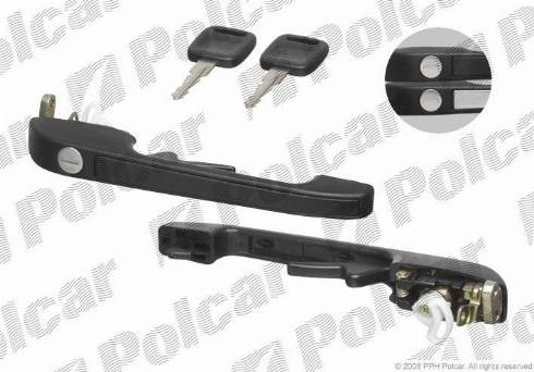 Polcar 1303Z-42 - Ручка двері autozip.com.ua