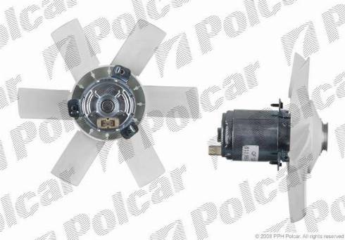 Polcar 130723U2 - Вентилятор, охолодження двигуна autozip.com.ua