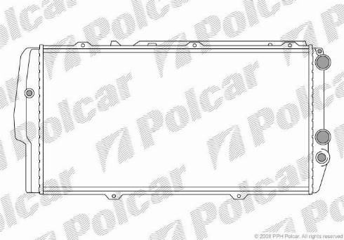 Polcar 131508A1 - Радіатор, охолодження двигуна autozip.com.ua