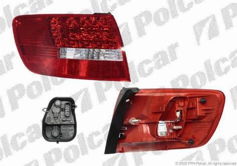 Polcar 1339872E - Задній ліхтар autozip.com.ua
