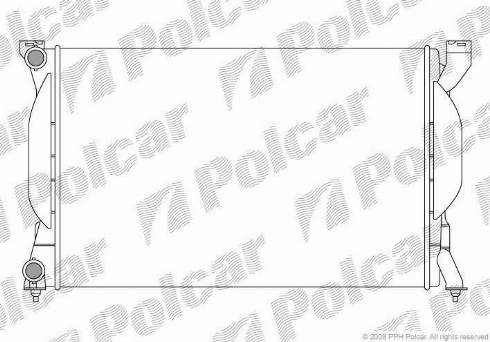 Polcar 133408A3 - Радіатор, охолодження двигуна autozip.com.ua