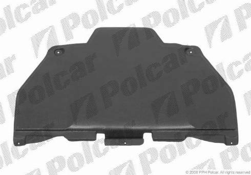 Polcar 133434-6 - Ізоляція моторного відділення autozip.com.ua