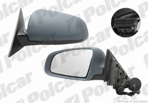 Polcar 1331528M - Зовнішнє дзеркало autozip.com.ua