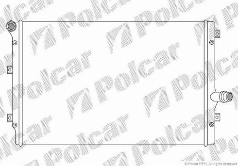 Polcar 133108A4 - Радіатор, охолодження двигуна autozip.com.ua