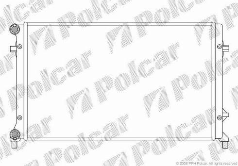 Polcar 133108A1 - Радіатор, охолодження двигуна autozip.com.ua