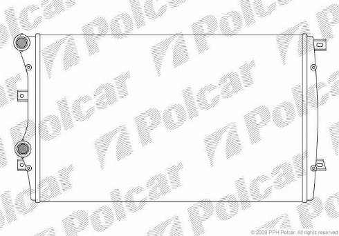 Polcar 133108A2 - Радіатор, охолодження двигуна autozip.com.ua