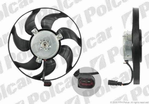Polcar 133123U5 - Вентилятор, охолодження двигуна autozip.com.ua