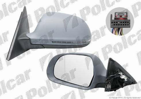 Polcar 1337512M - Зовнішнє дзеркало autozip.com.ua