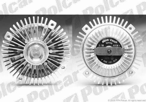 Polcar 132423S2 - Зчеплення, вентилятор радіатора autozip.com.ua