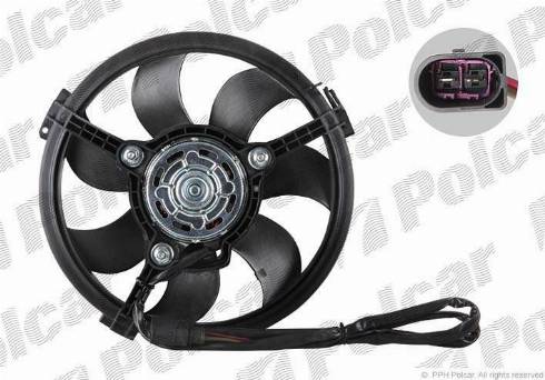 Polcar 132423W3-Q - Вентилятор, охолодження двигуна autozip.com.ua