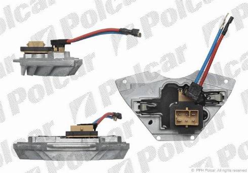 Polcar 1324KST2X - Регулятор, вентилятор салону autozip.com.ua