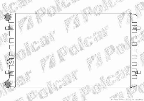 Polcar 132308A1 - Радіатор, охолодження двигуна autozip.com.ua