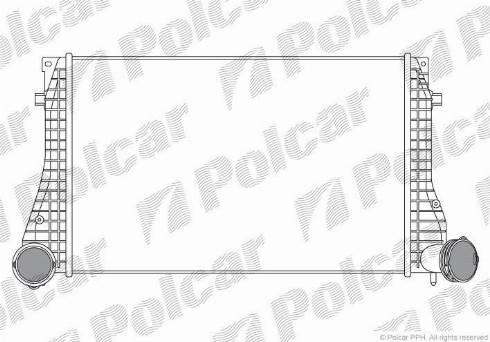 Polcar 1323J8-6 - Интеркулер autozip.com.ua