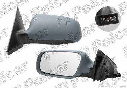 Polcar 1327526M - Зовнішнє дзеркало autozip.com.ua