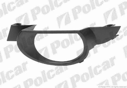 Polcar 137027-3 - Рама, протитуманні фари autozip.com.ua