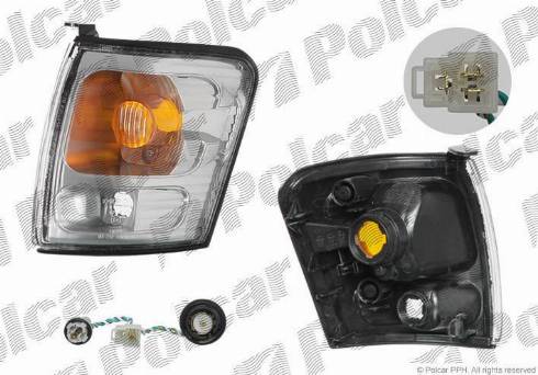 Polcar 819020-E - Бічний ліхтар, покажчик повороту autozip.com.ua