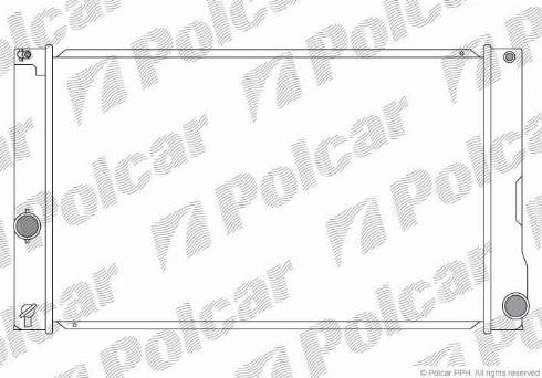 Polcar 816208-2 - Радіатор, охолодження двигуна autozip.com.ua