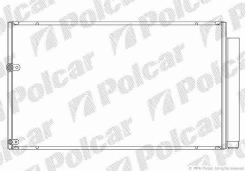 Polcar 8162K81K - Конденсатор, кондиціонер autozip.com.ua