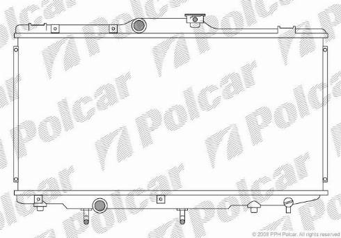 Polcar 811108-1 - Радіатор, охолодження двигуна autozip.com.ua