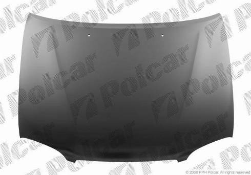 Polcar 811303 - Капот двигуна autozip.com.ua