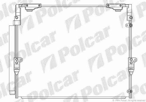 Polcar 8184K81K - Конденсатор, кондиціонер autozip.com.ua