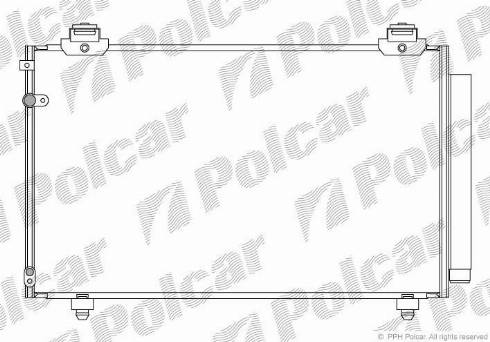 Polcar 8186K81K - Конденсатор, кондиціонер autozip.com.ua