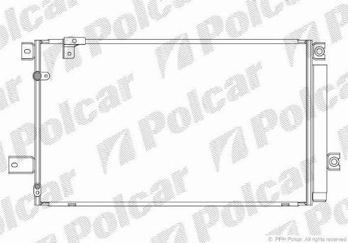 Polcar 8125K84K - Конденсатор, кондиціонер autozip.com.ua