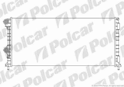 Polcar 3040085X - Радіатор, охолодження двигуна autozip.com.ua