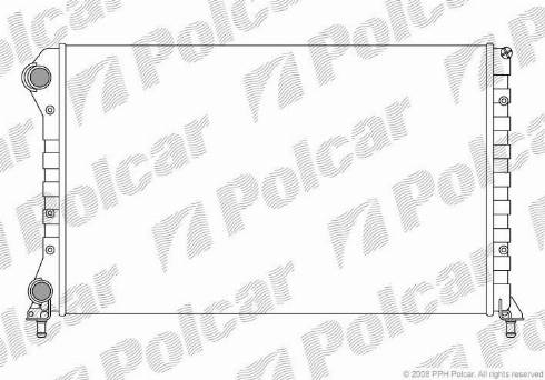 Polcar 304008-3 - Радіатор, охолодження двигуна autozip.com.ua