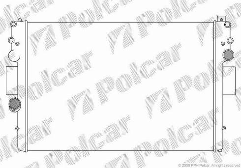 Polcar 3052084X - Радіатор, охолодження двигуна autozip.com.ua