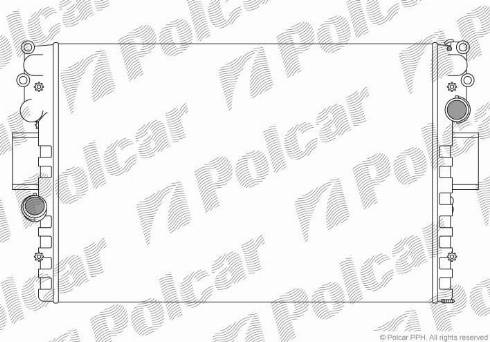 Polcar 305208-4 - Радіатор, охолодження двигуна autozip.com.ua