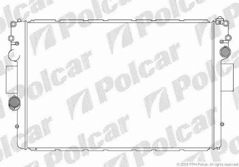 Polcar 3052085X - Радіатор, охолодження двигуна autozip.com.ua