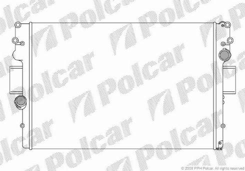 Polcar 305208A5 - Радіатор, охолодження двигуна autozip.com.ua