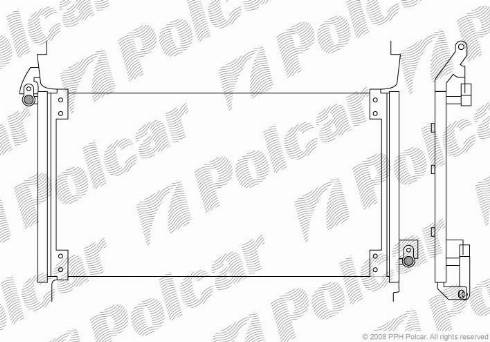 Polcar 3065K81X - Конденсатор, кондиціонер autozip.com.ua