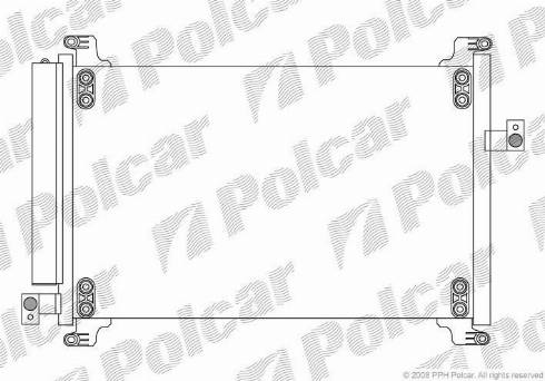 Polcar 3066K81X - Конденсатор, кондиціонер autozip.com.ua