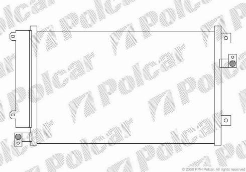 Polcar 3066K82X - Конденсатор, кондиціонер autozip.com.ua