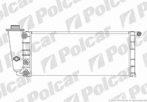 Polcar 3004082X - Радіатор, охолодження двигуна autozip.com.ua