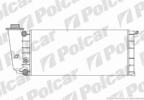 Polcar 300408-2 - Радіатор, охолодження двигуна autozip.com.ua