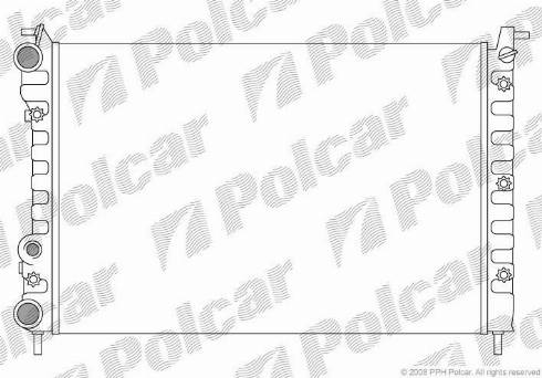 Polcar 300508-2 - Радіатор, охолодження двигуна autozip.com.ua