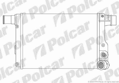 Polcar 300108-1 - Радіатор, охолодження двигуна autozip.com.ua